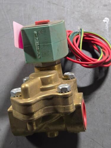 DESCRIPTION: (1) NORMALLY CLOSED SOLINOID VALVE BRAND/MODEL: ASCO REDHAT 8221G005 SIZE: 2 WAY 3/4" PIPE RETAIL$: $353.39 QTY: 1