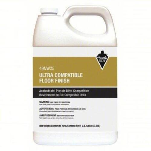 DESCRIPTION: (2) ULTRA COMPATIBLE FLOOR FINISH BRAND/MODEL: TOUGH GUY #49NW25 SIZE: 1 GALLON RETAIL$: $31.55 EA QTY: 2
