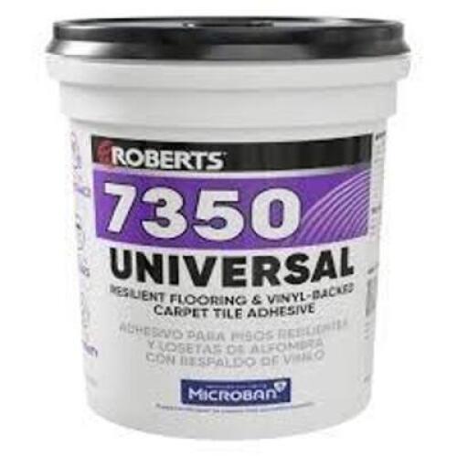 DESCRIPTION: (1) CONSTRUCTION ADHESIVE BRAND/MODEL: ROBERTS 7350 #53WC29 SIZE: 1 GALLON RETAIL$: $52.98 EA QTY: 1