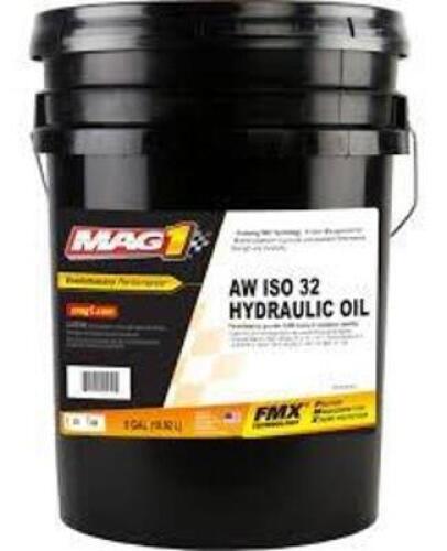 DESCRIPTION: (1) HYDRAULIC OIL BRAND/MODEL: MAG1 INFORMATION: AW ISO 32 SIZE: 5 GALLON RETAIL$: $105.25 EA QTY: 1