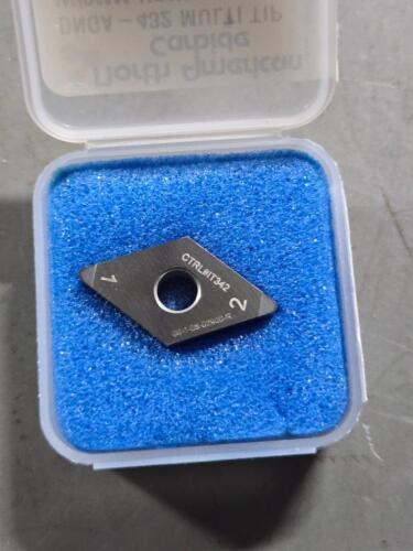 DESCRIPTION: (10) PVD COATED TURNING INSERTS BRAND/MODEL: NORTHAMERICAN TOOL DNGA432 80425MT RETAIL$: $111.84 PER INSERT QTY: 10