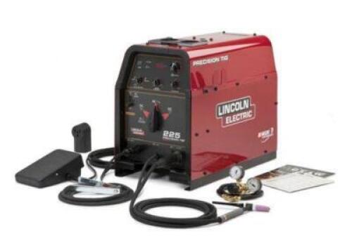 DESCRIPTION: (1) TIG & STICK WELDER BRAND/MODEL: LINCOLN/K2535-1 INFORMATION: 5A-230A, 9' POWER CORD, TORCH HANGER RETAIL$: $5,386 SIZE: 20.7 x 14.5 x