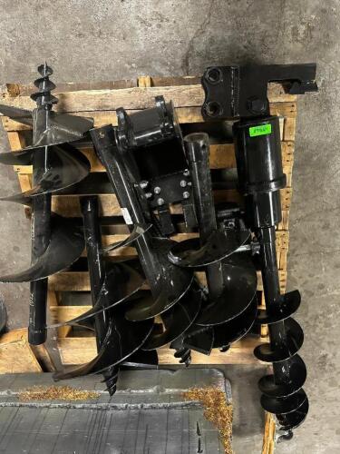 DESCRIPTION LANTY AUGER ATTACHMENT W/ (5) BITS AND (1) SMALL BUCKET ATTACHMENT BRAND / MODEL: LANTY THIS LOT IS: ONE MONEY LOCATION BAY 6 QTY 1
