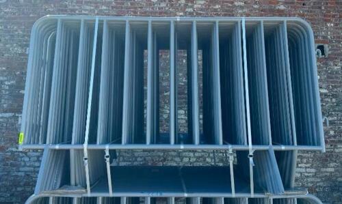 DESCRIPTION (40) PORTABLE GALVANIZED CONSTRUCTION BARRIERS BRAND / MODEL: AGT 47GCST80 ADDITIONAL INFORMATION RETAIL FOR $99 EACH THIS LOT IS: SOLD BY