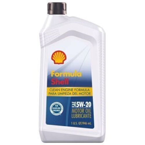 DESCRIPTION: (6) ENGINE OIL BRAND/MODEL: FORMULA SHELL INFORMATION: 5W-20 SIZE: 1 QT RETAIL$: $8.00 EA QTY: 6