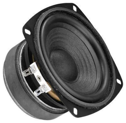 DESCRIPTION: (2) HI-FI BASS-MID-RANGE SPEAKERS BRAND/MODEL: MONOCOR SP-100-8 SIZE: 4.5" RETAIL$: $69.78 QTY: 2
