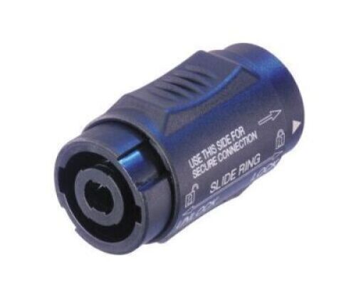 DESCRIPTION: (4) LOCKABLE 4 POLE SPEAKON COUPLERS BRAND/MODEL: NEUTRIK NL4MMX RETAIL$: $25.00 QTY: 4