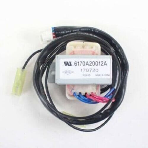 DESCRIPTION: (2) LG LINEAR TRANSFORMERS BRAND/MODEL: LG 6170A20012A SIZE: EI4824 220V 24V_15V 300H 0.06A 0.3A_0.3A RETAIL$: $170.36 QTY: 2