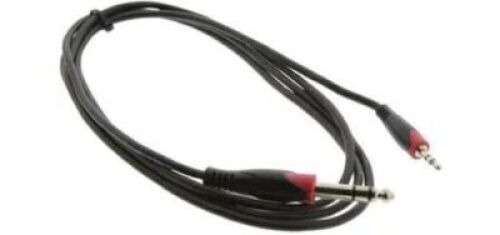 DESCRIPTION: (9) 3.5mm TO 1/4" M PATCH CORD BRAND/MODEL: STELLAR LABS 24-16243 SIZE: 6' RETAIL$: $51.75 QTY: 9
