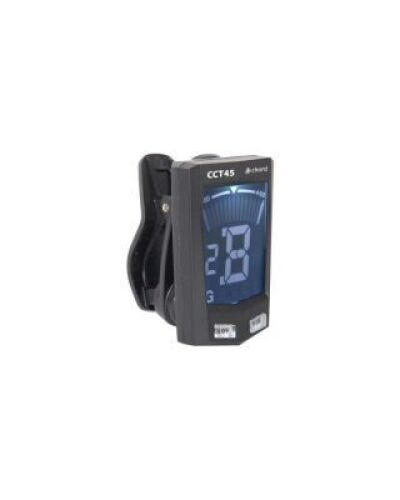 DESCRIPTION: (10) LCD CLIP-ON GUITAR TUNERS BRAND/MODEL: CCT45 RETAIL$: $124.60 QTY: 10