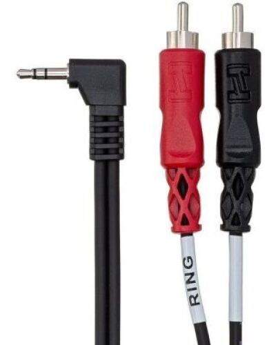 DESCRIPTION: (3) STEREO BREAK OUT CABLE BRAND/MODEL: HOSA CMR-203R SIZE: 3.5mm TRS MALE TO L/R RCA MALE RETAIL$: $26.85 QTY: 3