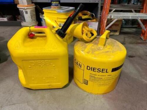 (2)- DIESEL FUEL CANS