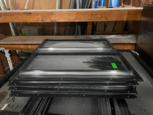 (9) - 30 INCH X 16 INCH WINDOW PANELS