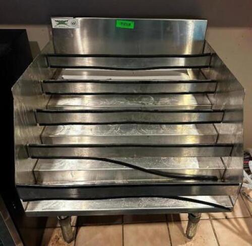REGENCY UNDER BAR STAINLESS BOTTLE RISER.