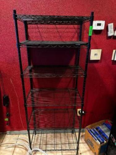 24" X 18" SIX TIER WIRE RACK.