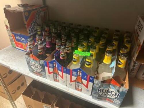 LARGE GROUP OF FLAVORED DRINKS AND SELTZERS