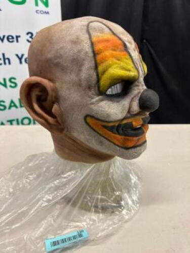 PROFESSIONAL SILICONE CLOWN MALE MASK. NO HAIR