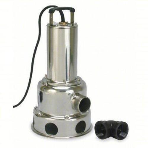 DESCRIPTION: (1) SEWAGE EJECTOR PUMP BRAND/MODEL: DAYTON #2JGA6 INFORMATION: 1, 220V AC, NO SWITCH INCLUDED, 126 GPM FLOW RATE @ 10 FT. OF HEAD RETAIL