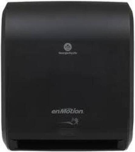 DESCRIPTION: (2) AUTOMATED TOUCHLESS ROLL TOWEL DISPENSER BRAND/MODEL: ENMOTION #59462A INFORMATION: BLACK SIZE: 10" RETAIL$: $56.50 EA QTY: 2