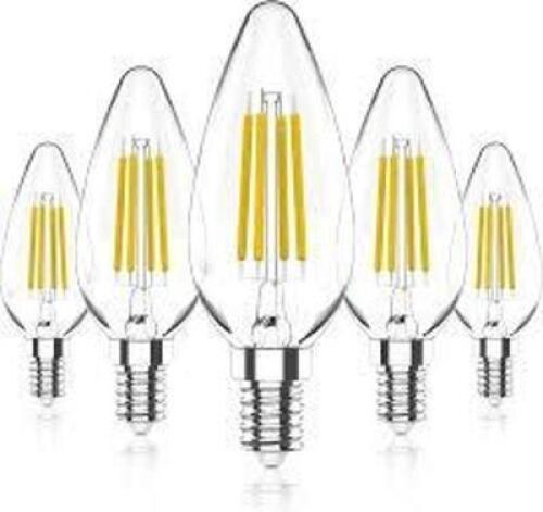 DESCRIPTION: (1) CASE OF (100) DIMMABLE LED FILAMENT LAMPBRAND/MODEL: PRO-ELECINFORMATION: CLEAR, 2W, C35, 230V/50HZRETAIL$: $11.99 PER BULBQTY: 1