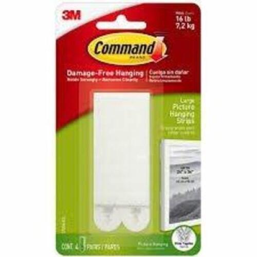 DESCRIPTION: (1) CASES OF (24) PICTURE HANGING STRIPS BRAND/MODEL: 3M COMMAND #17206-ES RETAIL$: $34.89 EA QTY: 1