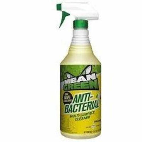 DESCRIPTION: (12) ANTIBACTERIAL MULTI SURFACE CLEANER BRAND/MODEL: MEAN GREEN #56JF18 SIZE: 32 OZ RETAIL$: $5.00 EA QTY: 12