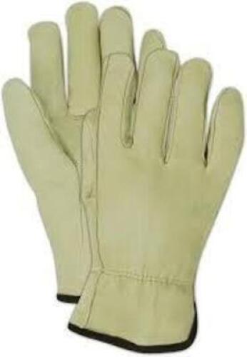 DESCRIPTION: (2) PACKS OF (12) PAIRS OF WORK GLOVES BRAND/MODEL: MAGID GLOVE INFORMATION: TAN RETAIL$: $10.43 PER PAIR QTY: 2