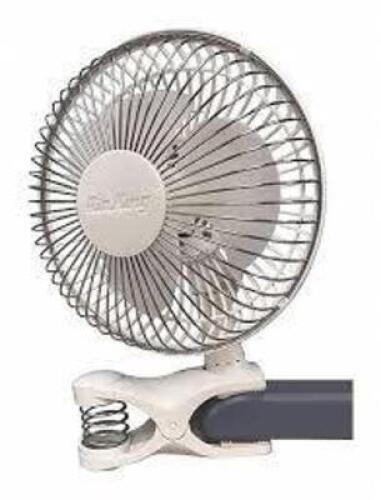 DESCRIPTION: (2) CIRCULATING CLIP ON FAN BRAND/MODEL: AIR KING #6C507E SIZE: 6" 2 SPEED RETAIL$: $29.64 EA QTY: 2