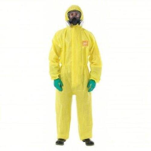 DESCRIPTION: (1) CASE OF (6) WELDED HOODED COVERALL BRAND/MODEL: ANSELL #48MD03 INFORMATION: YELLOW SIZE: 2XL RETAIL$: $401.88 EA QTY: 1