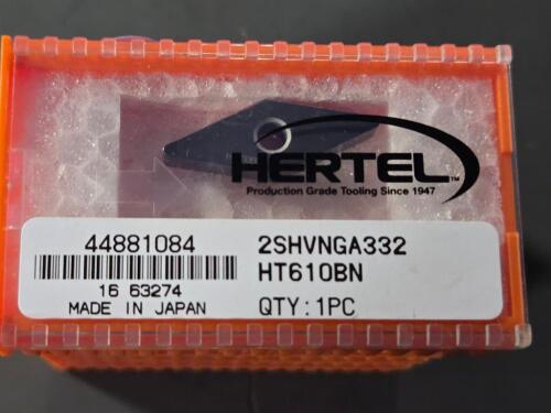 DESCRIPTION: (6) PCBN TURNING INSERTS BRAND/MODEL: HERTEL 2SHVNGA332 RETAIL$: $685.00 QTY: 6