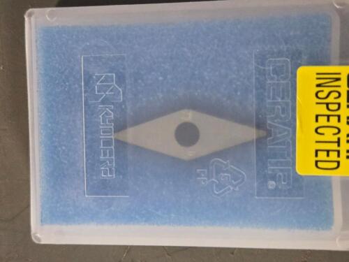 DESCRIPTION: (4) CBN TURNING INSERT BRAND/MODEL: KYOCERA VBGW160408T00815ME RETAIL$: $448.00 QTY: 4