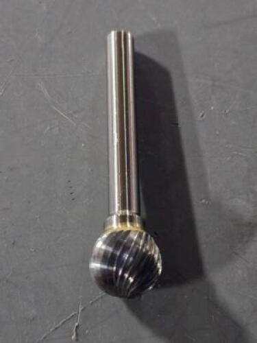 DESCRIPTION: (4) SOLID CARBIDE SC BALL BURR BRAND/MODEL: WEESTWARD19D705 RETAIL$: $162.39 QTY: 4