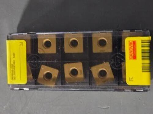 DESCRIPTION: (30) CARBIDE MODULMILL INSERTS BRAND/MODEL: SANDVIK COROMANT 180_009140N1464 S40T RETAIL$: $628.50 QTY: 30