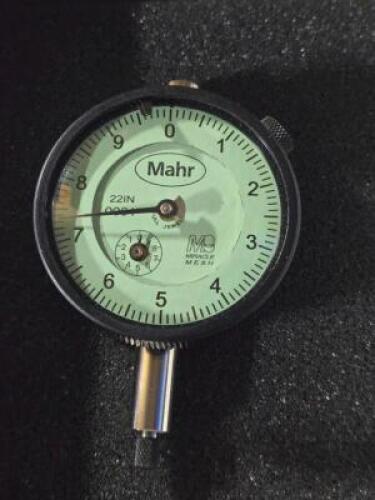 DESCRIPTION: (1) DIAL DROP INDICATOR BRAND/MODEL: MAHR UWA93452 SIZE: 0.0250" max RETAIL$: $392.00 QTY: 1
