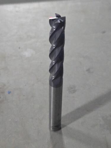 DESCRIPTION: (1) SOLID CARBIDE SQ END MILL BRAND/MODEL: GWS 218-001038 SIZE: 3/8" DIA 1-3/4" LOC RETAIL$: $64.77 QTY: 1
