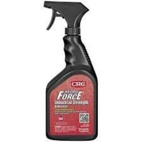 DESCRIPTION: (5) INDUSTRIAL STRENGTH DEGREASER BRAND/MODEL: CRC HYDRO FORCE SIZE: 1 QT RETAIL$: $21.00 EA QTY: 5