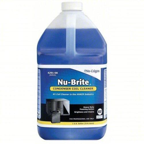 DESCRIPTION: (2) LIQUID CONDENSER COIL CLEANER BRAND/MODEL: NU-CALGON #1ANG9 SIZE: 1 GALLON RETAIL$: $35.70 QTY: 2