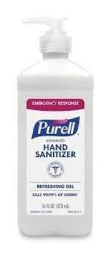 DESCRIPTION: (12) ADVANCED HAND SANITIZER BRAND/MODEL: PURELL SIZE: 16 FL OZ RETAIL$: $7.68 EA QTY: 12