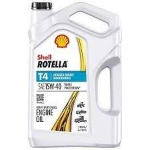 DESCRIPTION: (2) ENGINE OIL BRAND/MODEL: ROTELLA T4 INFORMATION: 15W-40 SIZE: 1 GAL RETAIL$: $30.27 EA QTY: 2
