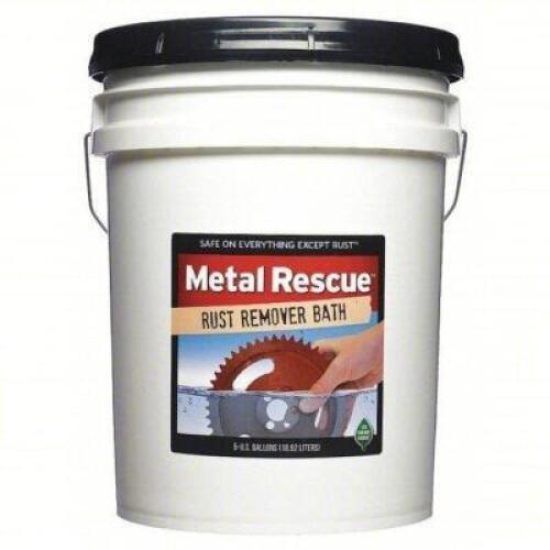 DESCRIPTION: (1) RUST REMOVER BRAND/MODEL: METAL RESCUE #20FX73 INFORMATION: LIQUID, READY TO USE SIZE: 5 GAL RETAIL$: $190.95 EA QTY: 1