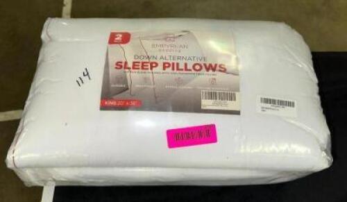 PACK OF TWO KING SLEEP PILLOWS