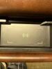 BROWN LEATHER POWER RECLINING LOVESEAT W/ CHARGING PORTS - 5