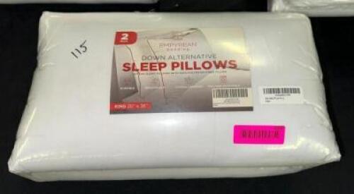PACK OF TWO KING SLEEP PILLOWS