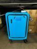 TEAL TWO PIECE HARD LUGGAGE SET - 2