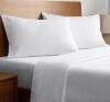 WHITE LIGHTWEIGHT FLANNEL KING SIZE SHEET SET