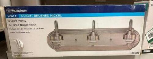 THREE LIGHT VANITY LIGHT