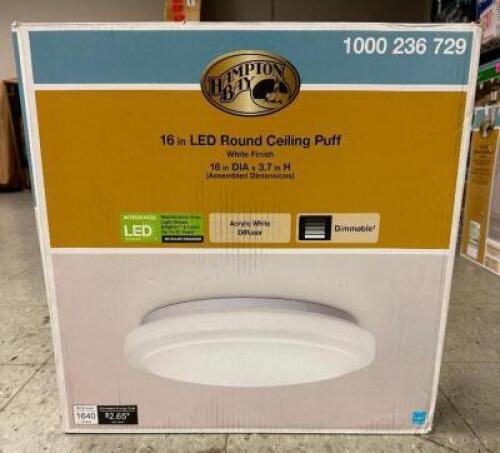 16" LED ROUND CEILING PUFF LIGHT