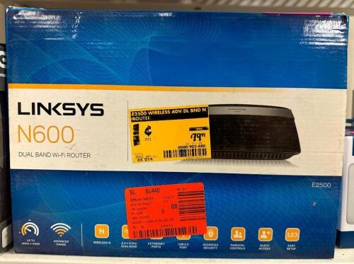 LINKSYS N600 DUAL BAND WIFI ROUTER