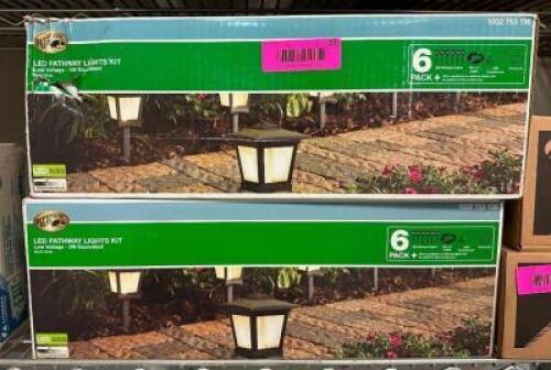 (2)- LED PATHWAY LIGHT KITS