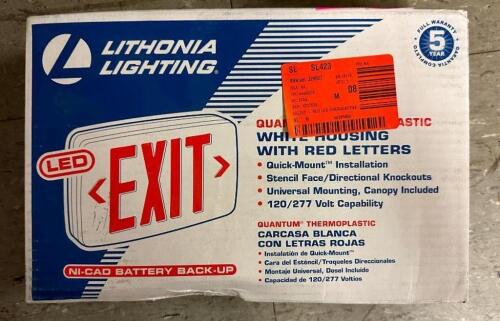 RED LETTER LED EXIT SIGN